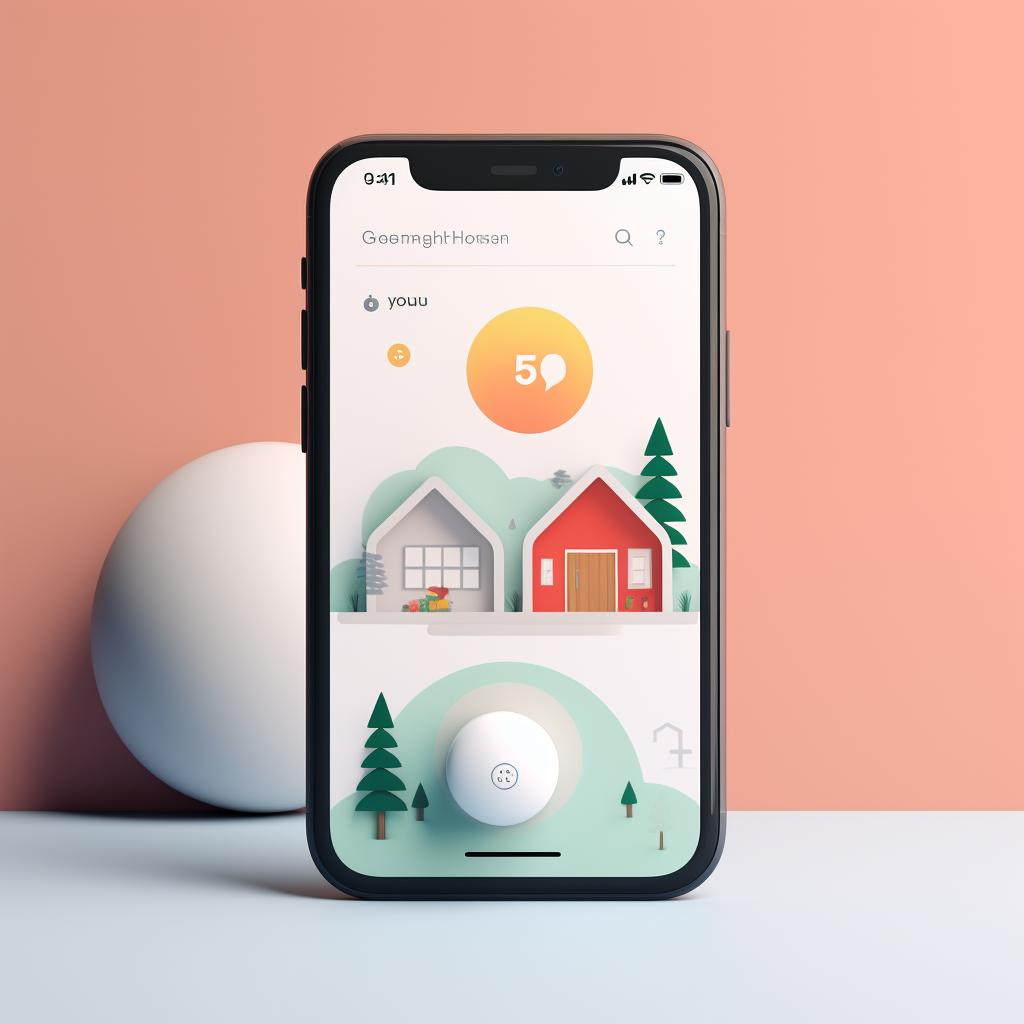 Google Home app on an iPhone screen